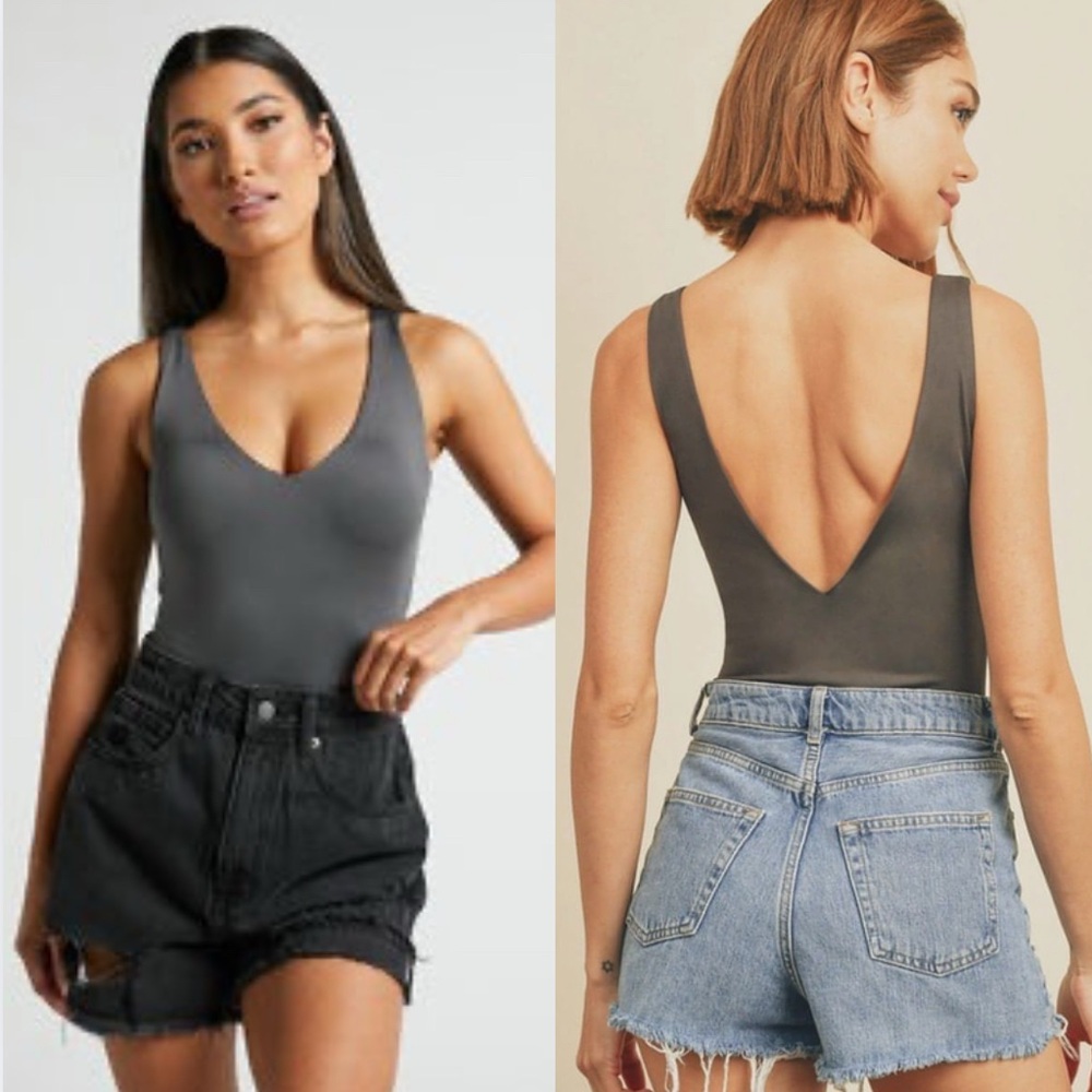 Dress Forum grey bodysuit